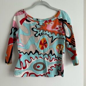 Quarter sleeve Emilio Pucci shirt